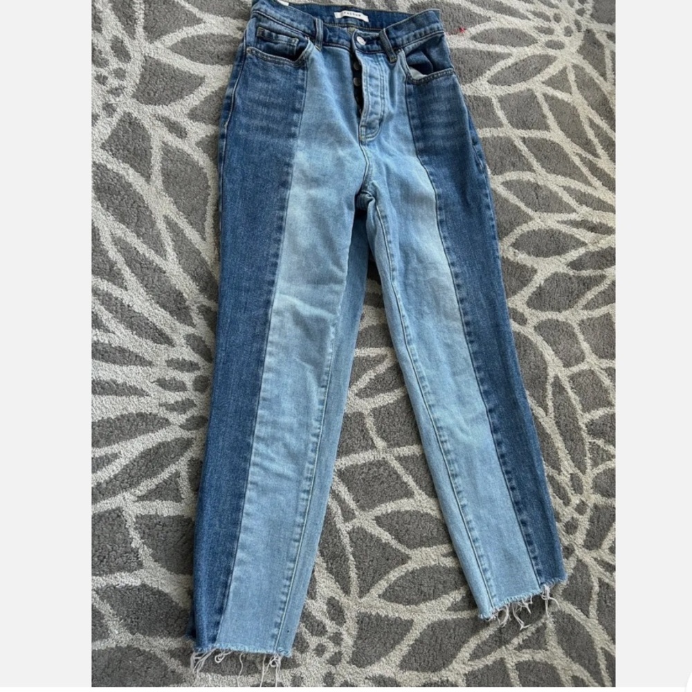 pacsun high rise two toned jeans.